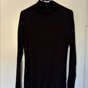 Ann Taylor Classic Black Turtleneck Dress